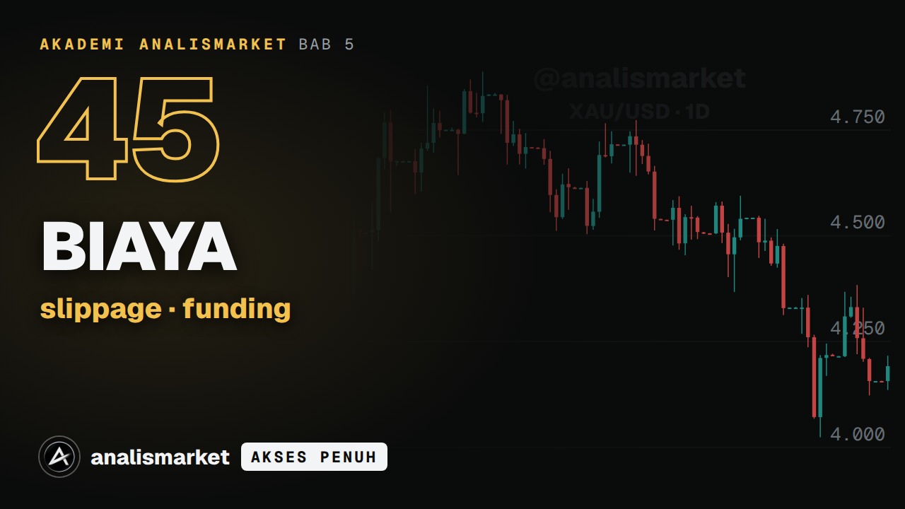 Sampul Biaya, slippage, funding